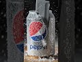 Frozen Pepsi Gets DESTROYED By Sharp Knife 🧊 #asmr #satisfying