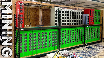 Crypto Mining in a Datacenter!! DIY Hot Aisle
