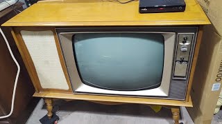 Servicing a 1963 Sears Silvertone 23" b&w tv. P1/? Assessment