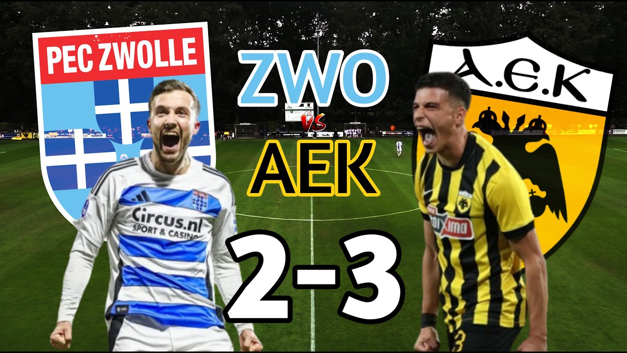 Zwolle - AEK 2-3 | Friendly Game Highlights (26/7/2026)