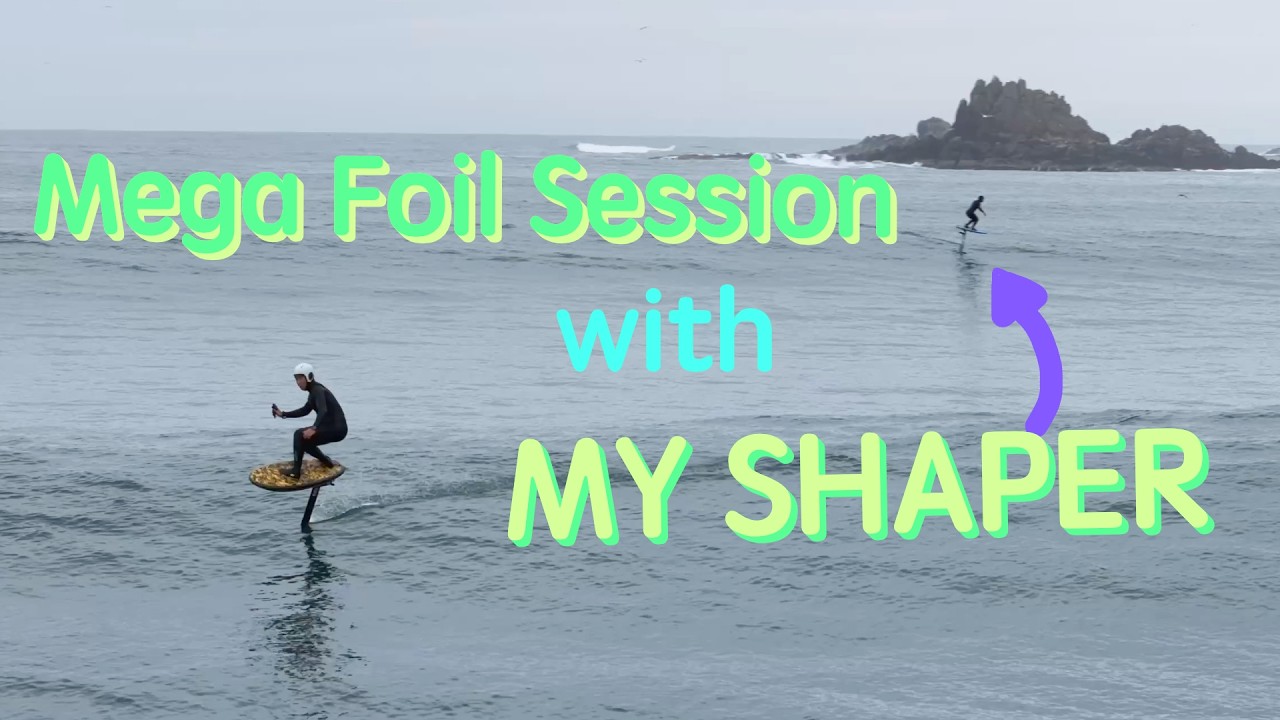 Sharing Perfect Foil Waves w/ my Shaper | SlickPod Test Run