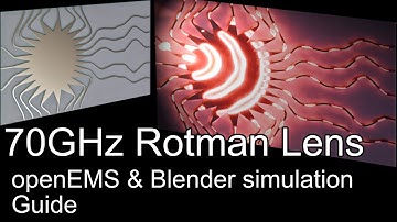 Rotman Lens openEMS and Blender Simulation Guide