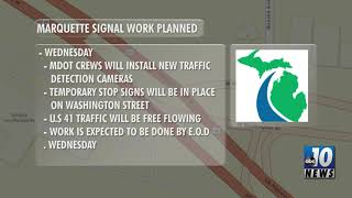 Latest on the Washington street intersection in Marquette