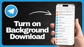 How to Turn On Background Download on Telegram