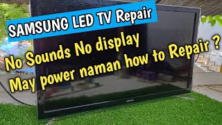 Samsung Led Tv model UA32F4500AR-walang display,walang bosses.may power Naman,how to repair