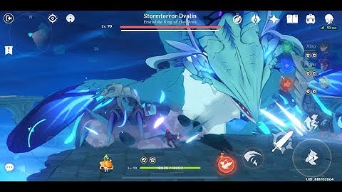 Genshin Impact - Stormterror Dvalin Boss Fight