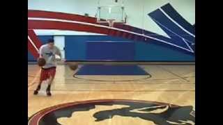 Two-Ball Around-the-Back Crossover Dribbling Drill