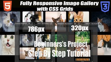 Responsive Image Gallery using CSS Grid |  HTML & CSS Project for Beginners | Step-by-Step Tutorial