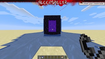 How To Make a Nether Portal without a Diamond Pickaxe 1.13.2+ (2019)