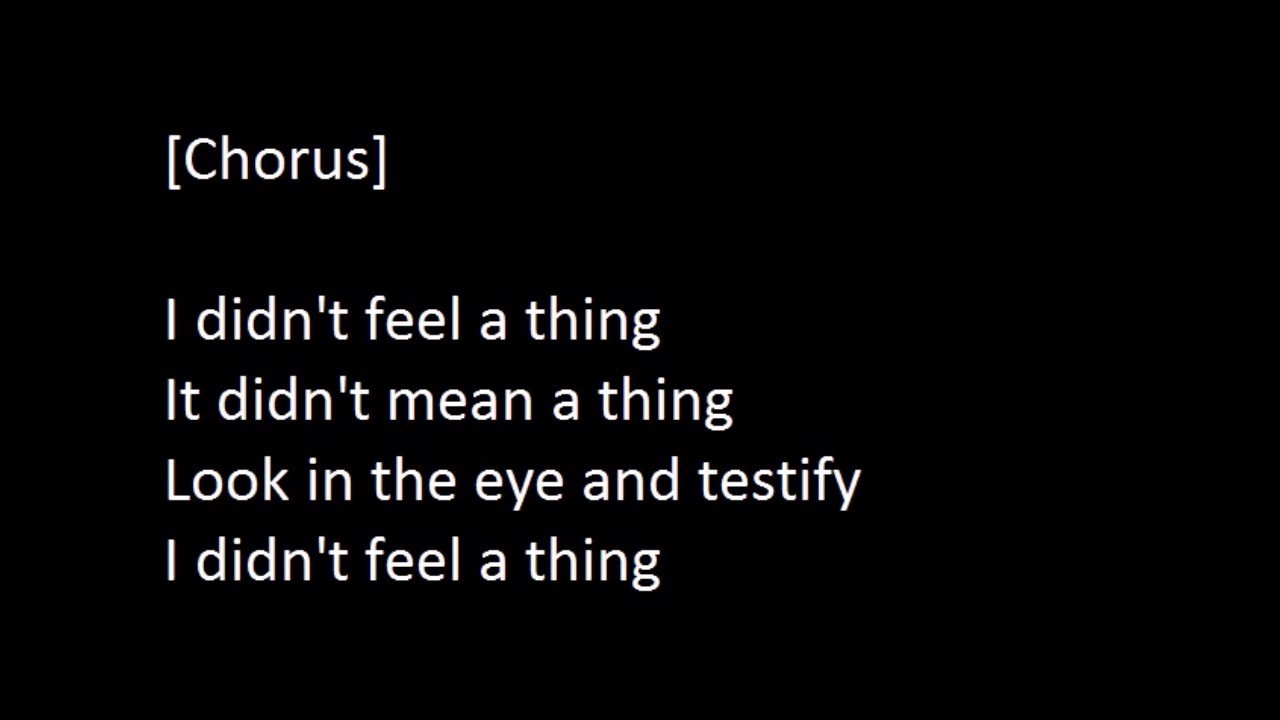 Faith No More Evidence (LYRICS) Chords Chordify