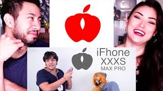 DOUBLE APPLE IFHONE | iPhone Parody | Ashish Chanchlani | Reaction by Jaby Koay & Alazay (hey hey!)