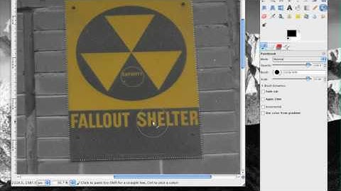 GIMP Tutorial - Free Select Tool 1