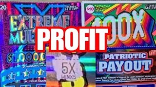 Celebrity 100X, EXTREME MULTIPLIER, PATRIOTIC PAYOUT - Texas Lottery Scratchoffs Profile