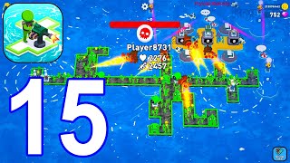 War of Rafts: Crazy Sea Battle - Gameplay Walkthrough Part 15 Raft Army Commander (Android,iOS) screenshot 4