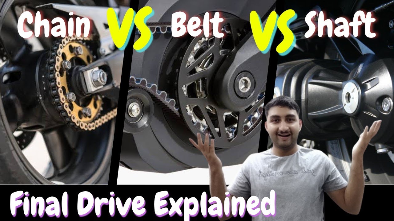 Final Drive System Chain Drive Belt Drive Shaft Drive Dashing