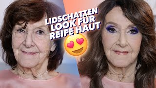 Lidschatten Lover Glow-up  Glamour Make-up Look für reife Haut // velvet.pop