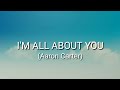 Aaron Carter - I'm all about you (Lyrics)