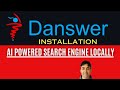 Install danswer ai powered search engine locally