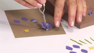 Designing in Susan's Garden with Sizzix Thinlits Crocus Flower Set