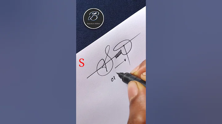 Stylish s letter signature #signaturestyle #handwriting