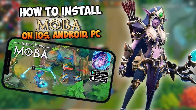 Auto Chess MOBA Gameplay, Mobile Android