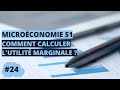 Comment calculer lutilit marginale de x et y  microconomie s1