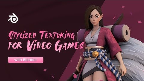 【Tutorial Trailer】Stylized Texturing for Video Games with Blender