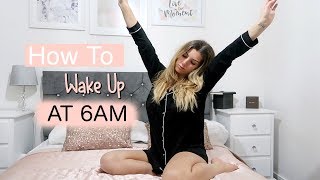 HOW TO WAKE UP AT 6 AM | MY PRODUCTIVE MORNING ROUTINE ☀️