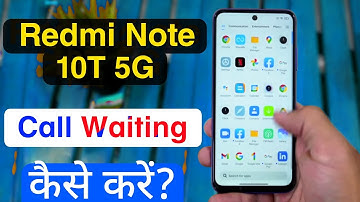 How to Set Call Waiting in Redmi Note 10T 5g | Redmi Note 10T 5g me Call Waiting Kaise Kare