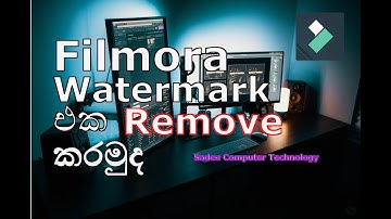 Remove Fimora 7.8.9 Watermark sinhala episode