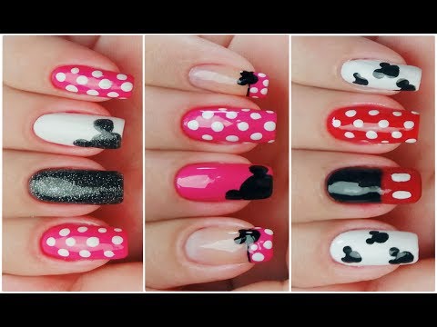 Featured image of post Unhas Decoradas Minnie E Mickey Minnie mouse is a cartoon character created in 1928 at walt disney pictures