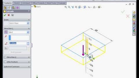 SolidWorks 2010 Tutorials  Extruded Boss