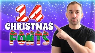 14 Christmas Fonts that INCREASE Q4 T-Shirt SALES!