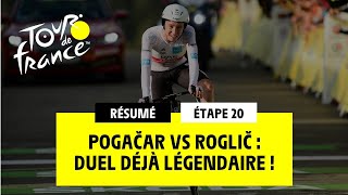 #TDF2020 - Étape 20 - Pogačar vs Roglič : Duel déjà légendaire !