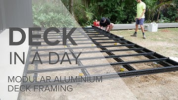 Build your Deck-In-A-Day with Outdure