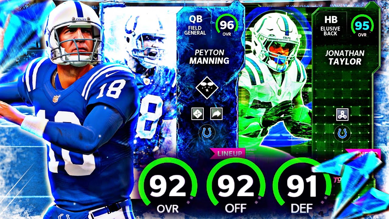 HOT ROUTE MASTER + SLINGER PEYTON LEADS THE COLTS THEME TEAM TO