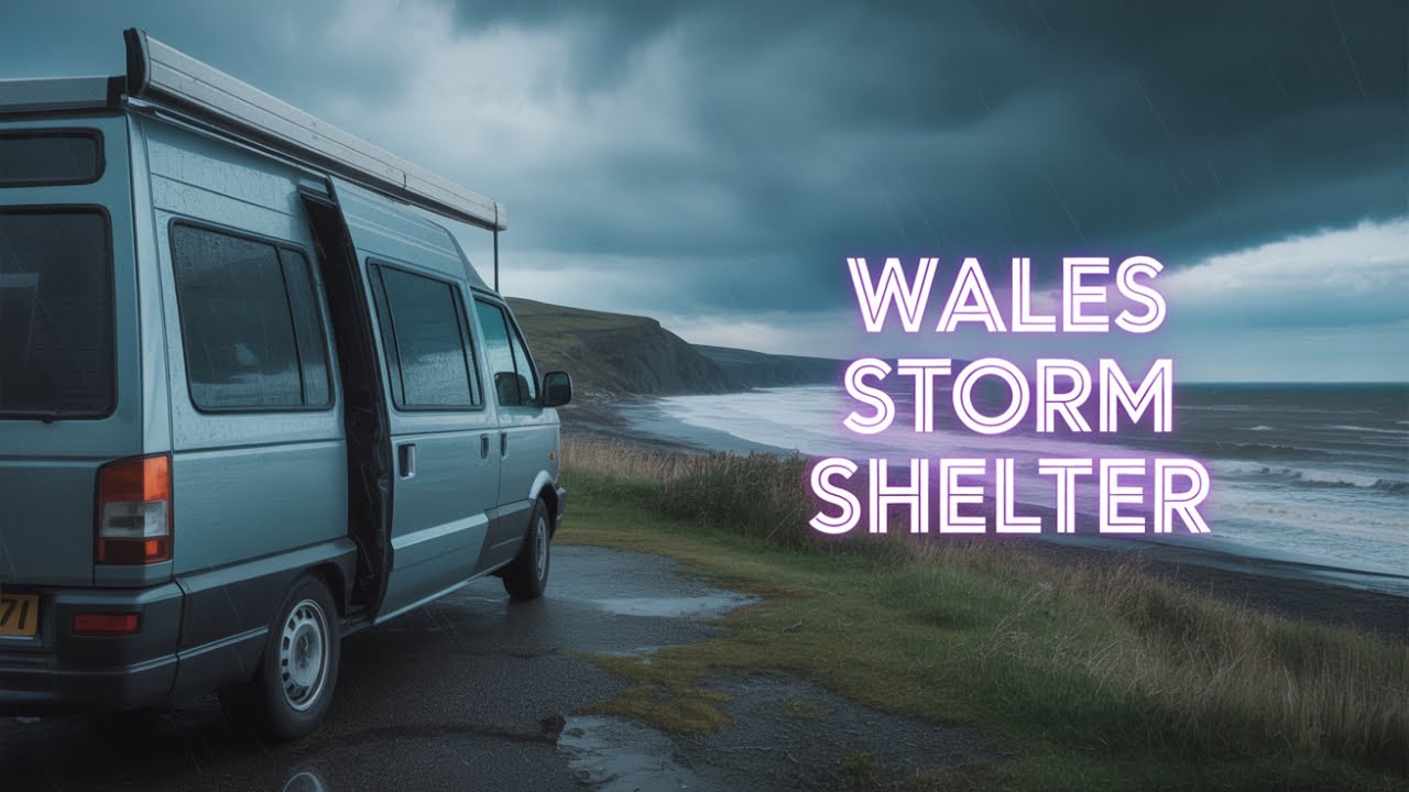 Как укрыться от шторма в Уэльсе. Что делать в фургоне? - VAN LIFE UK