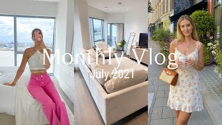 APARTMENT UPDATES, COME TO ZARA WITH ME, SHOOTING IG CONTENT | JULY VLOG