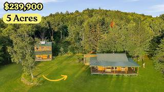 Private Mountaintop Cabin 5 Acres Under 240K New Hampshire