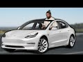 Can a very tall man fit inside a tesla model 3