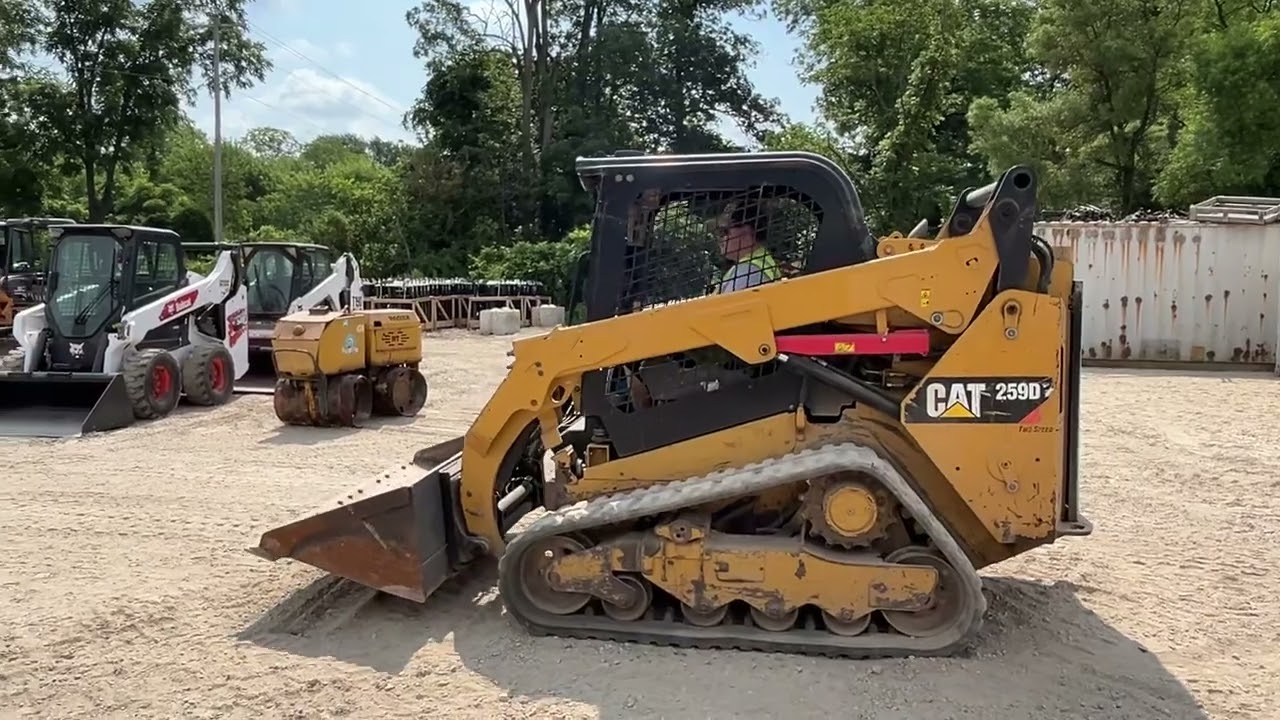 801146 Caterpillar 259D Skid Steer Loader MCGREW AUCTION