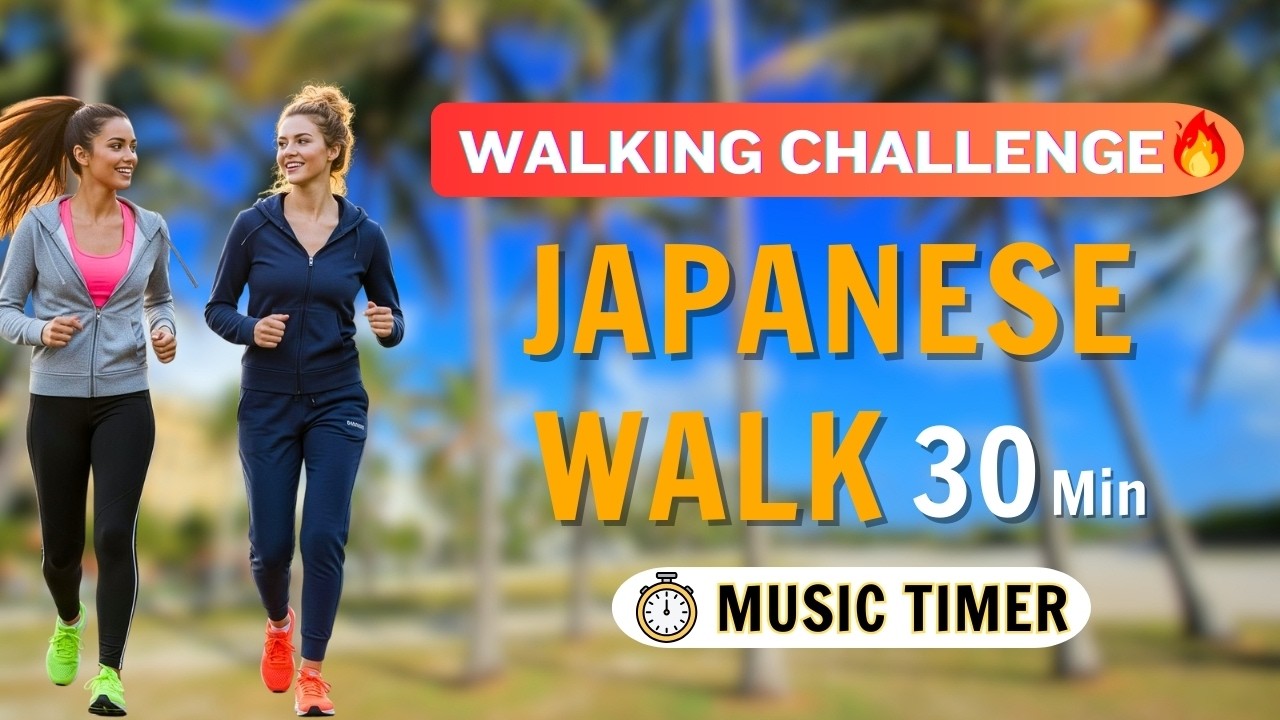 30-Min Japanese Walking Workout | Low-Impact Fat Burn at Home | Effective for weight and health