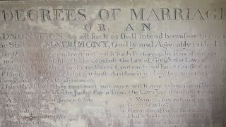 I Found a Very Interesting Plaque Inside this Church.