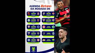 Começa hoje a 6ª rodada do Brasileirão com o clássico entre Flamengo x Corinthians. #brasileirão