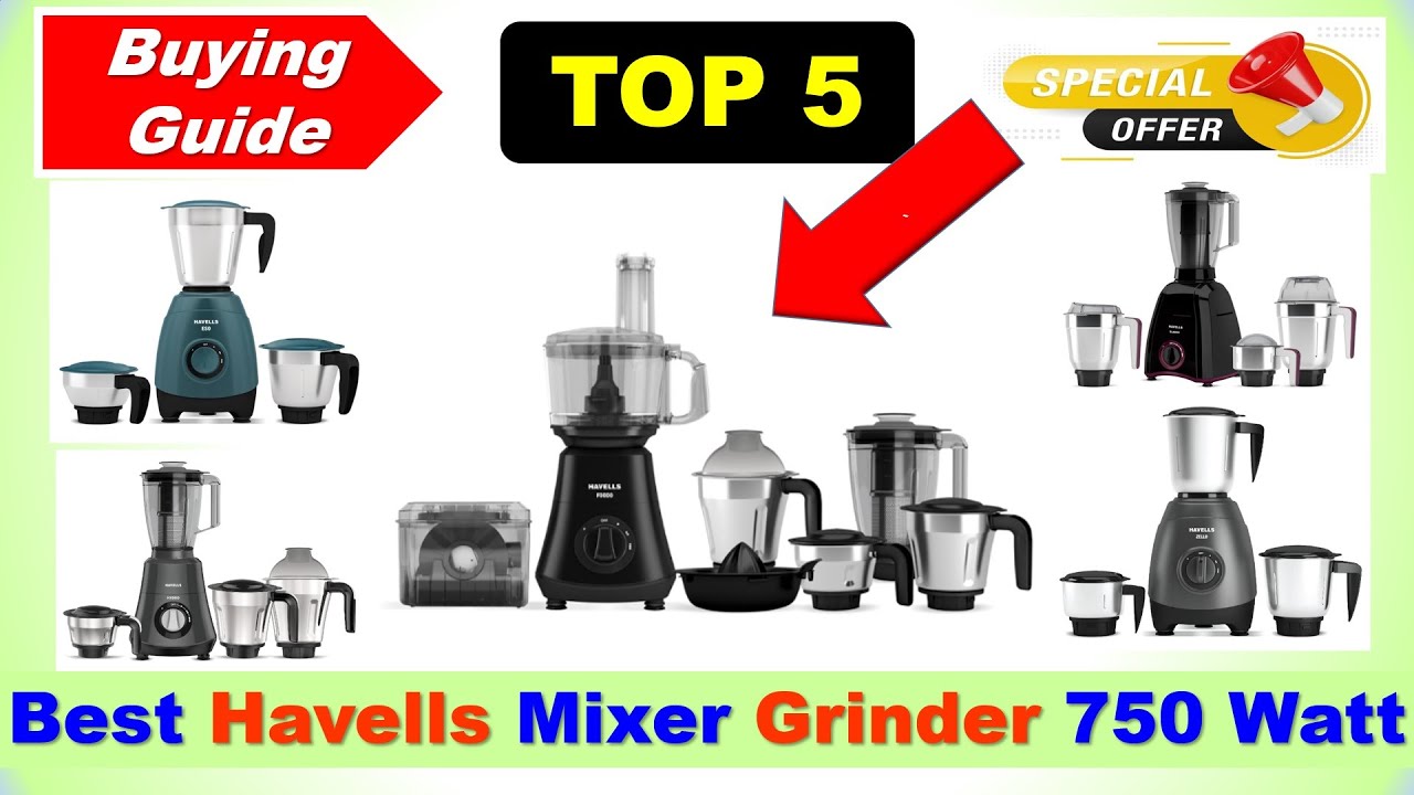 Best Havells Mixer Grinder 750 Watt in India With Price 2025 | हैवेल्स मिक्सर ग्राइंडर 750 वाट