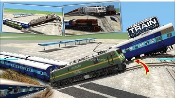 DOUBLE DECKER OVERTAKE RUNNING HUMSAFAR | BUMPY RAILROAD | Train Simulator | Railworks | RP9 GAMING