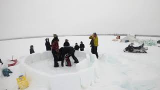 Building an Igloo w/ Tundra North Tours