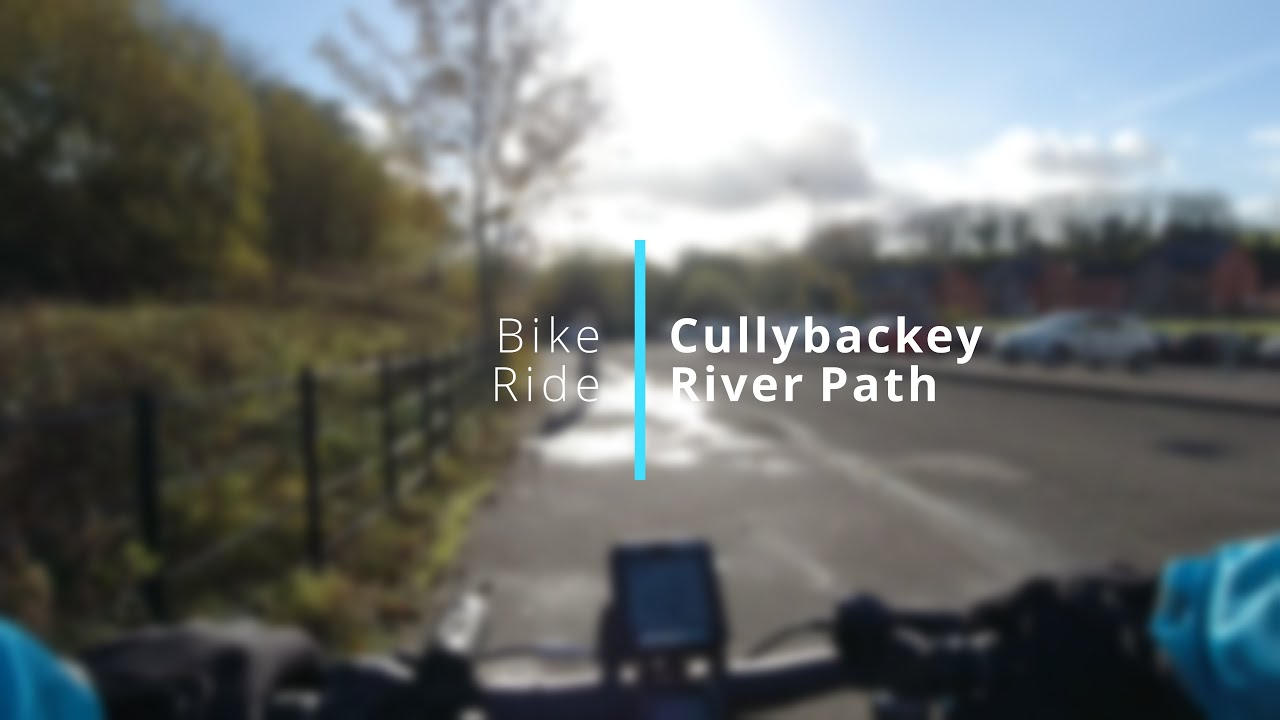 Bike Ride Down Cullybackey River Path Ballymena (4K)