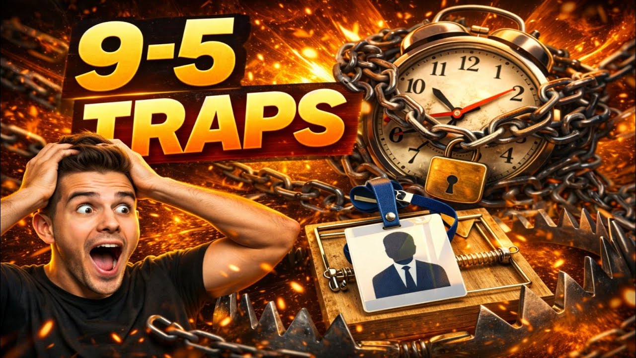9-5 Trap: Why Most People Stay Broke 💸 | Escape the Rat Race Fast