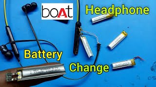 Bluetooth Headphone Battery Change || How To Repair Boat Headphone @TechnoTopics